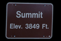 Mount Diablo Summit Elevation 3849 Feet